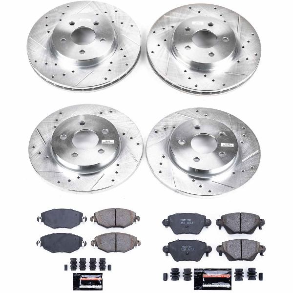 2002-2005 Jaguar X-Type Disc Brake Kit - Front and Rear (Powerstop)