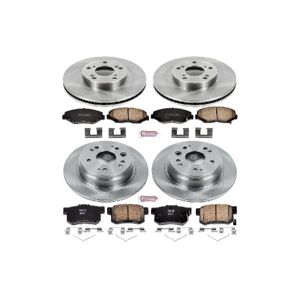 2002-2004 Honda CR-V Disc Brake Kit - Front and Rear (Powerstop)