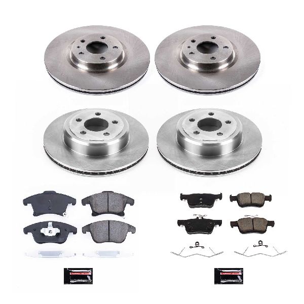 2017-2020 Ford Fusion Disc Brake Kit - Front and Rear (Powerstop)