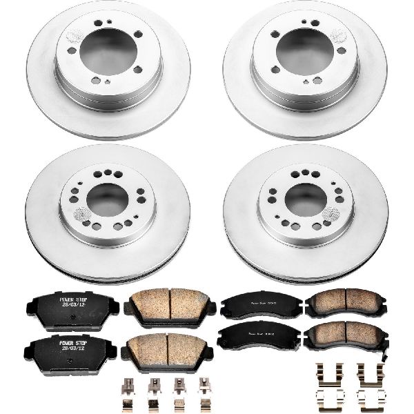 1993-1994 Plymouth Laser Disc Brake Kit - Front and Rear (Powerstop)