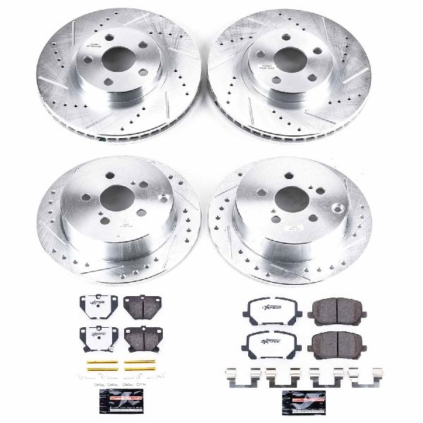 2003-2006 Pontiac Vibe Disc Brake Kit - Front and Rear (Powerstop)