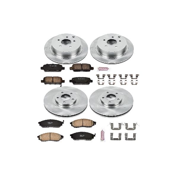 2011-2014 Nissan Murano Disc Brake Kit - Front and Rear (Powerstop)