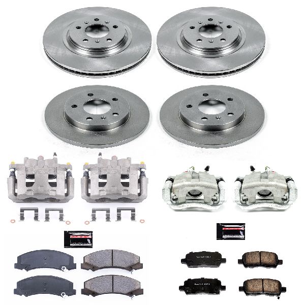 2012-2013 Chevrolet Impala Disc Brake Kit - Front and Rear (Powerstop)