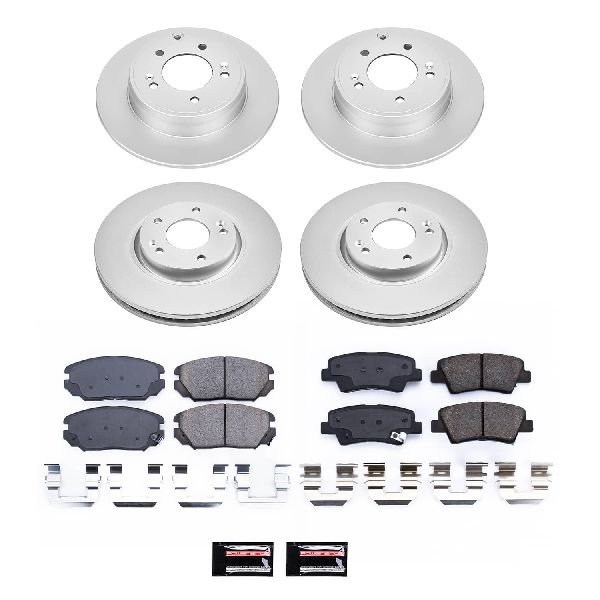2009-2010 Hyundai Sonata Disc Brake Kit - Front and Rear (Powerstop)