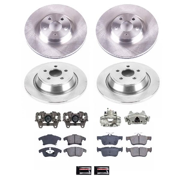 2017-2020 Lincoln MKZ Disc Brake Kit - Front and Rear (Powerstop)