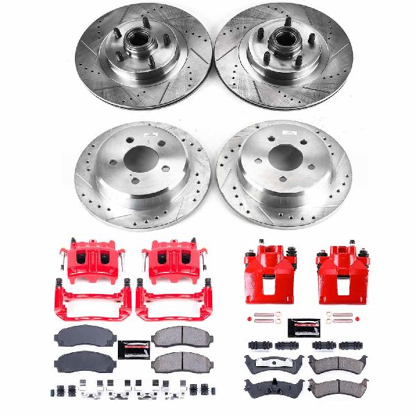 2001-2002 Ford Explorer Sport Disc Brake Kit - Front and Rear (Powerstop)