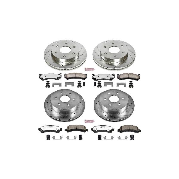 2003-2005 Chevrolet Express 2500 Disc Brake Kit - Front and Rear (Powerstop)