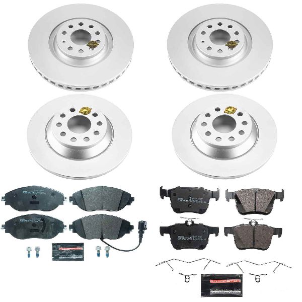 2019-2020 Volkswagen Jetta Disc Brake Kit - Front and Rear (Powerstop)
