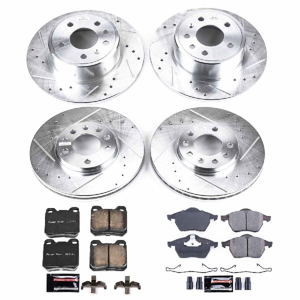 1997-1998 Saab 900 Disc Brake Kit - Front and Rear (Powerstop)