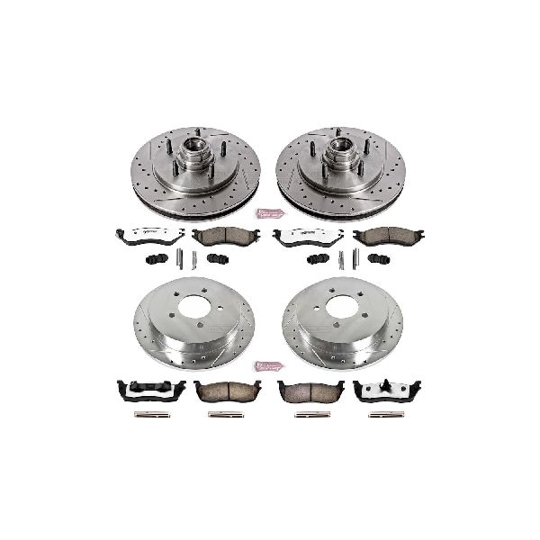 2000-2002 Lincoln Navigator Disc Brake Kit - Front and Rear (Powerstop)