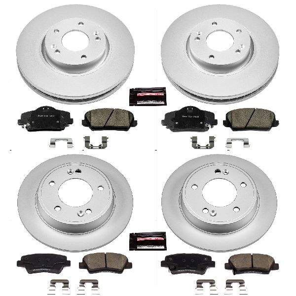 2014-2016 Kia Forte Koup Disc Brake Kit - Front and Rear (Powerstop)