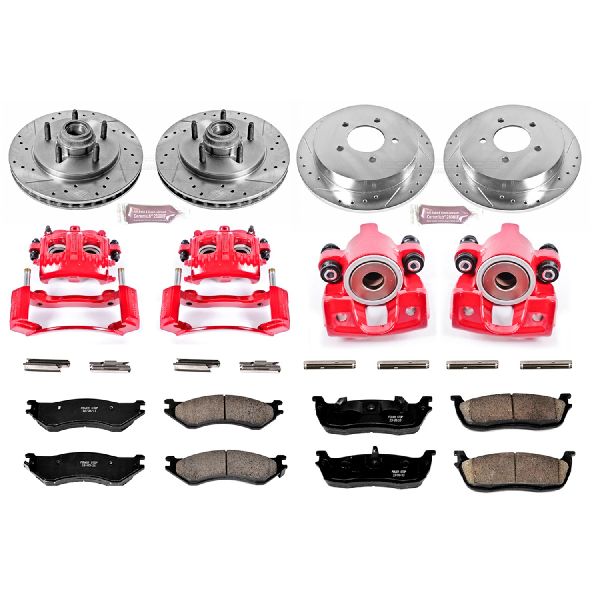 2000-2002 Lincoln Navigator Disc Brake Kit - Front and Rear (Powerstop)