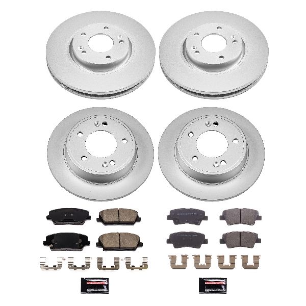 2016 Hyundai Veloster Disc Brake Kit - Front and Rear (Powerstop)