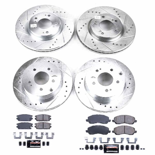 2007-2009 Mitsubishi Galant Disc Brake Kit - Front and Rear (Powerstop)