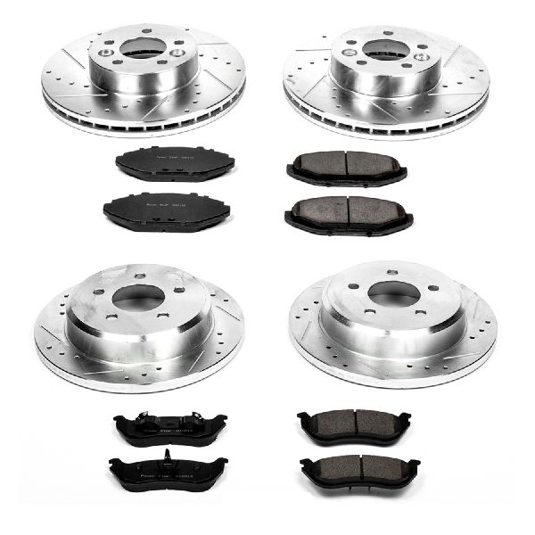 1998-2002 Lincoln Town Car Disc Brake Kit - Front and Rear (Powerstop)