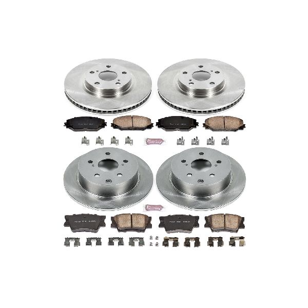2009-2010 Pontiac Vibe Disc Brake Kit - Front and Rear (Powerstop)