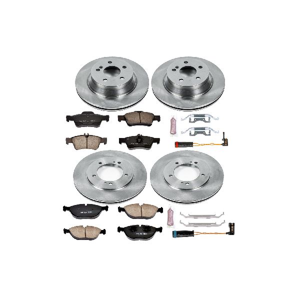 2004-2005 Mercedes-Benz E500 Disc Brake Kit - Front and Rear (Powerstop)