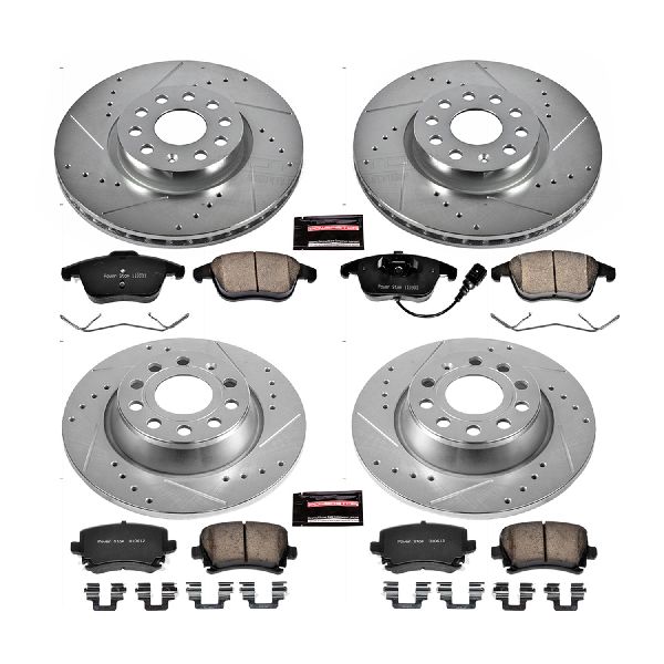 2017-2018 Volkswagen Tiguan Limited Disc Brake Kit - Front and Rear (Powerstop)