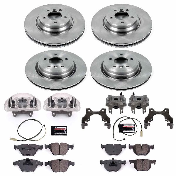 2011-2012 BMW 335i xDrive Disc Brake Kit - Front and Rear (Powerstop)