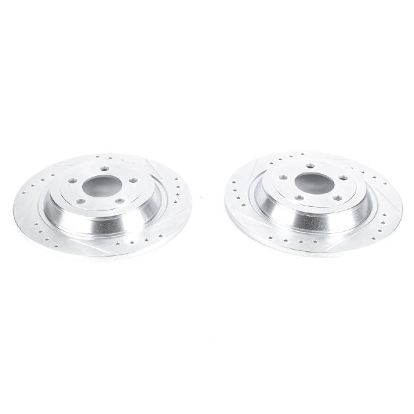 2015-2023 Ford Mustang Disc Brake Rotor Set - Rear (Powerstop)