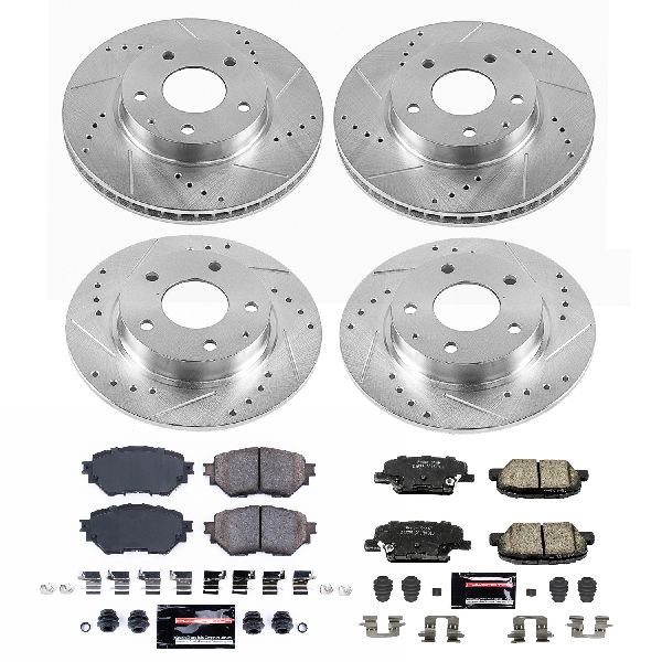 2014-2016 Mazda 3 Disc Brake Kit - Front and Rear (Powerstop)