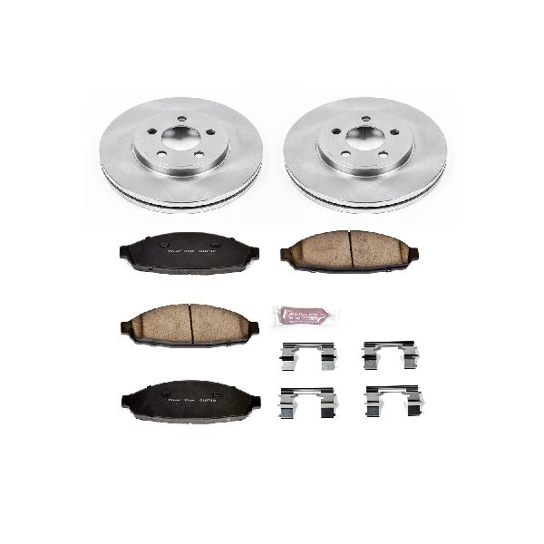 2003-2011 Lincoln Town Car Disc Brake Kit - Front (Powerstop)