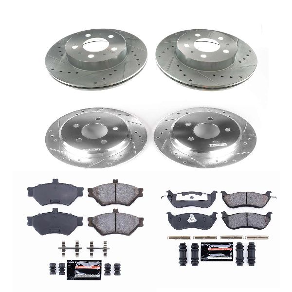 1996-1997 Lincoln Town Car Disc Brake Kit - Front and Rear (Powerstop)