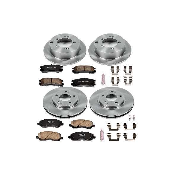 2000-2003 Mitsubishi Galant Disc Brake Kit - Front and Rear (Powerstop)