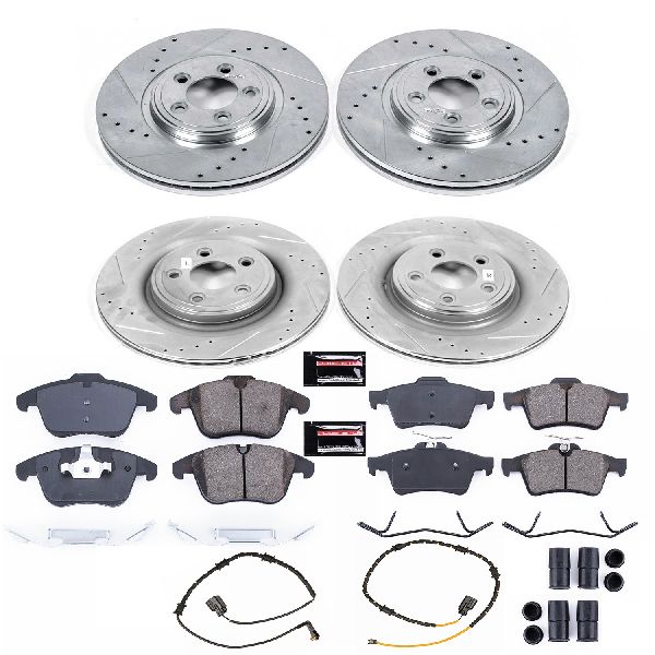 2013-2015 Jaguar XF Disc Brake Kit - Front and Rear (Powerstop)
