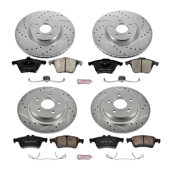 2006-2011 Volvo S40 Disc Brake Kit - Front and Rear (Powerstop)