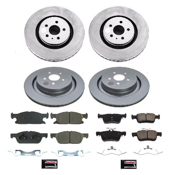 2019-2021 Lincoln Nautilus Disc Brake Kit - Front and Rear (Powerstop)