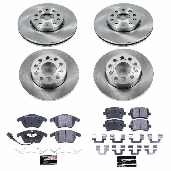 2005-2010 Volkswagen Jetta Disc Brake Kit - Front and Rear (Powerstop)