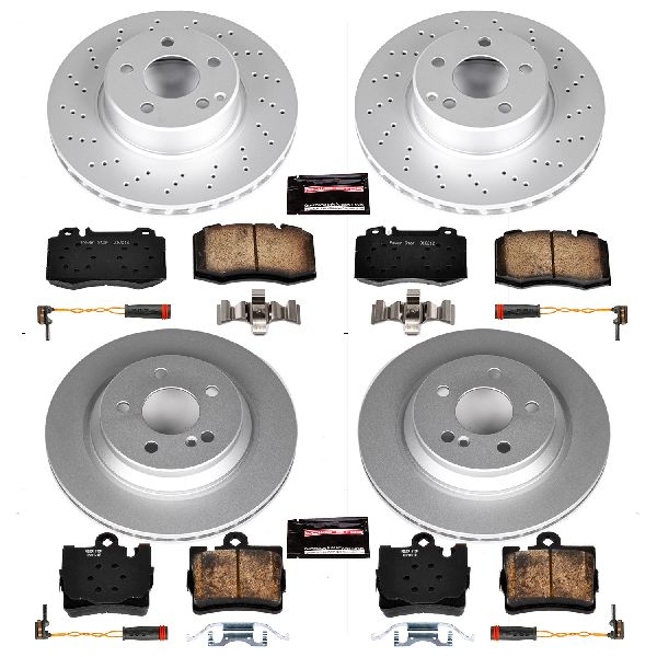 2002-2003 Mercedes-Benz S500 Disc Brake Kit - Front and Rear (Powerstop)