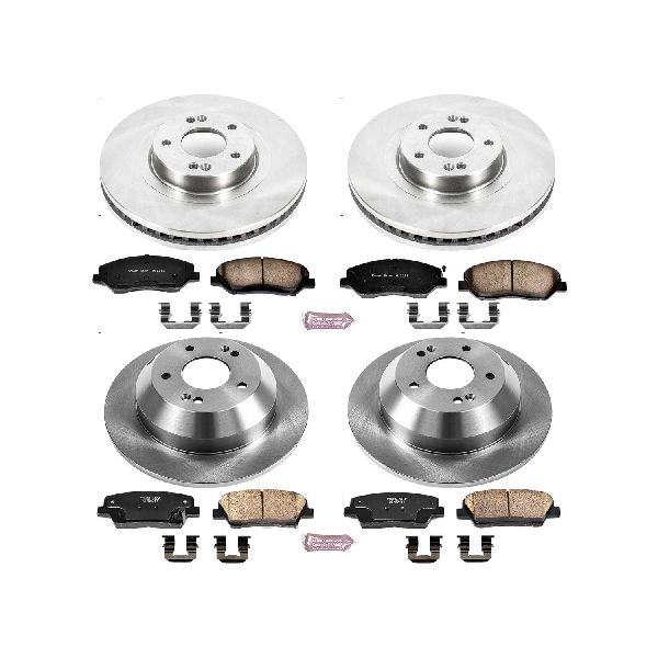2013-2016 Hyundai Santa Fe Disc Brake Kit - Front and Rear (Powerstop)