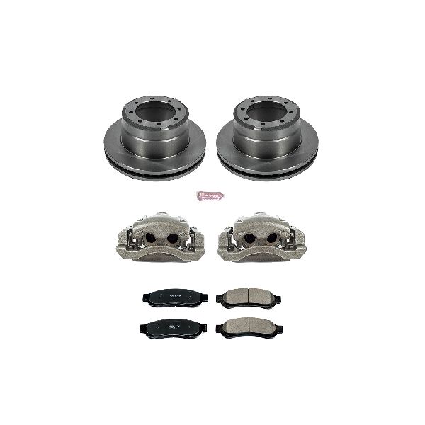 2010-2012 Ford F-350 Super Duty Disc Brake Kit - Rear (Powerstop)