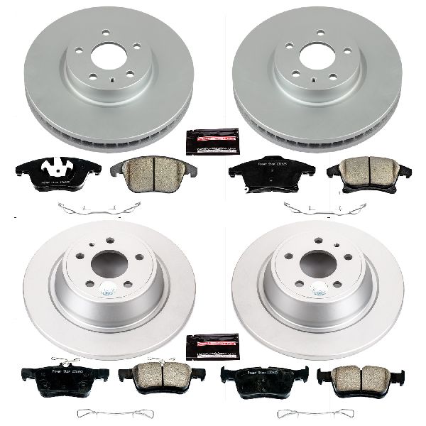 2013-2016 Lincoln MKZ Disc Brake Kit - Front and Rear (Powerstop)