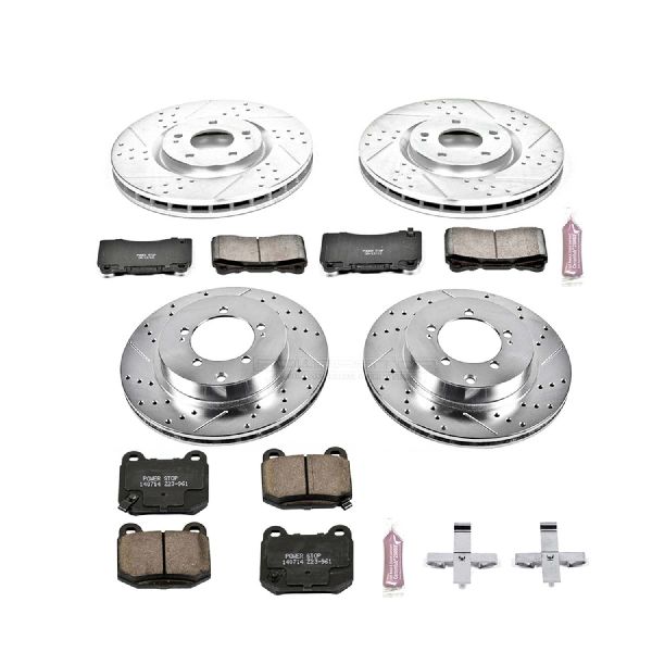 2003-2006 Mitsubishi Lancer Disc Brake Kit - Front and Rear (Powerstop)