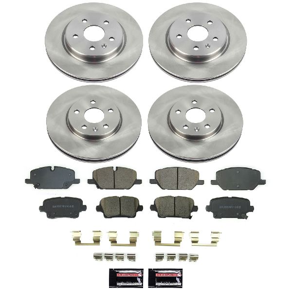 2020-2022 Cadillac XT4 Disc Brake Kit - Front and Rear (Powerstop)