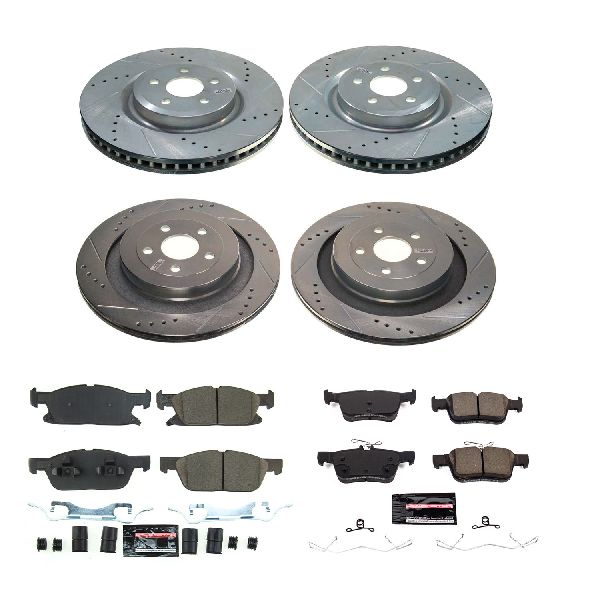 2019-2024 Ford Edge Disc Brake Kit - Front and Rear (Powerstop)