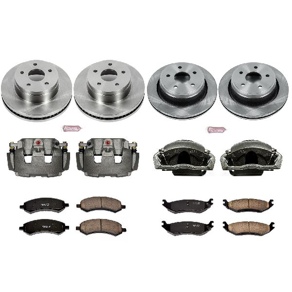 2007-2009 Dodge Durango Disc Brake Kit - Front and Rear (Powerstop)