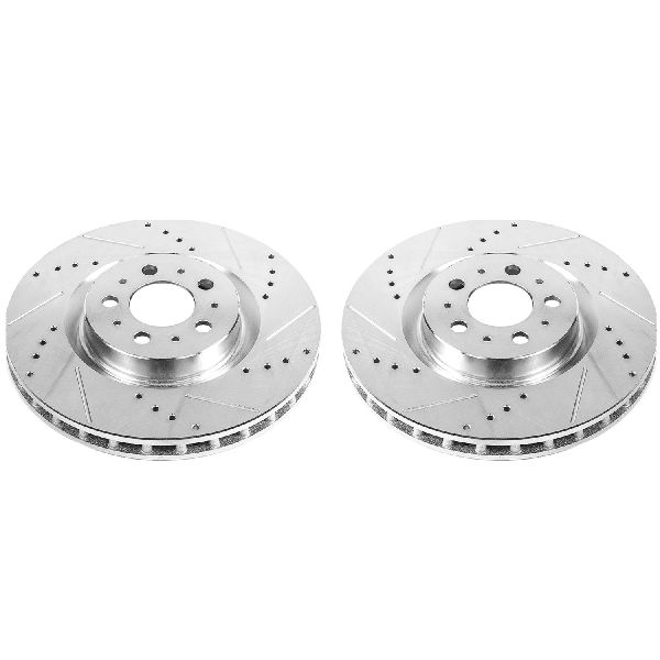 2004-2007 Volvo V70 Disc Brake Rotor Set - Front (Powerstop)