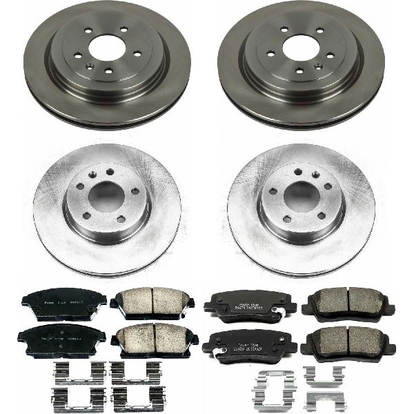 2013-2018 Cadillac ATS Disc Brake Kit - Front and Rear (Powerstop)