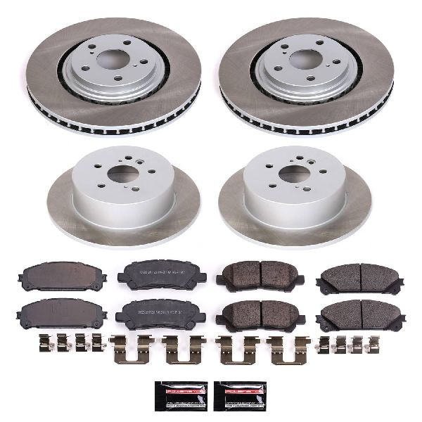 2008-2013 Toyota Highlander Disc Brake Kit - Front and Rear (Powerstop)
