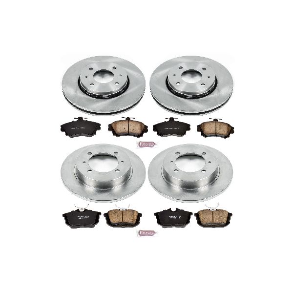2000-2004 Volvo S40 Disc Brake Kit - Front and Rear (Powerstop)