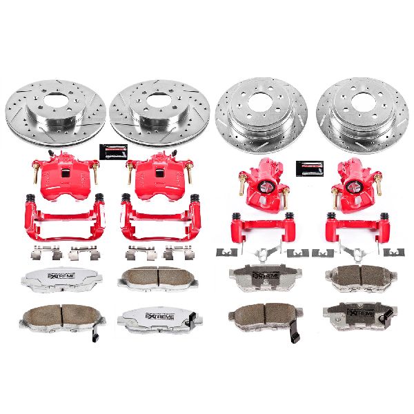 1993-1995 Honda Civic Disc Brake Kit - Front and Rear (Powerstop)