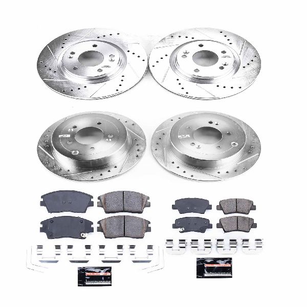 2016-2018 Hyundai Tucson Disc Brake Kit - Front and Rear (Powerstop)