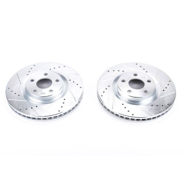 2017-2020 Lincoln Continental Disc Brake Rotor Set - Front (Powerstop)