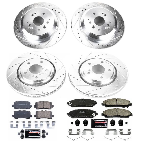 2017-2020 Acura MDX Disc Brake Kit - Front and Rear (Powerstop)