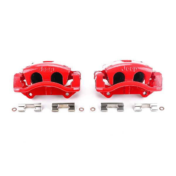 2005-2010 Jeep Grand Cherokee Disc Brake Caliper Set - Front (Powerstop)