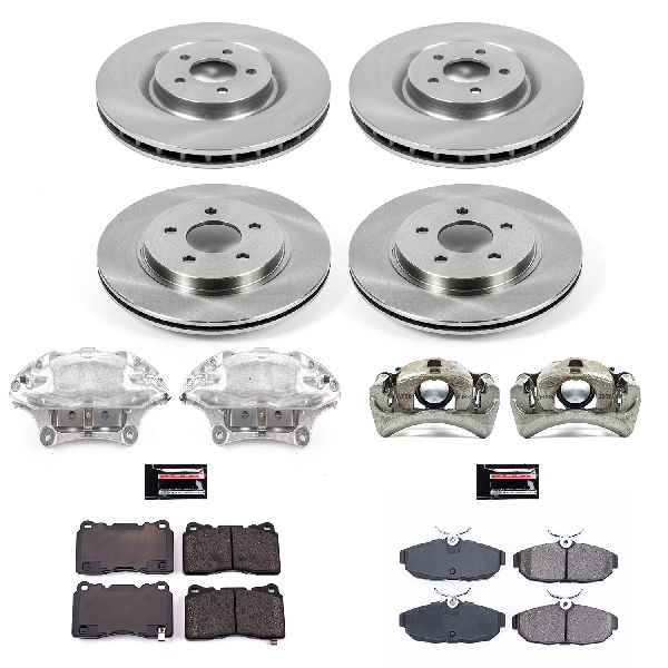 2007-2011 Ford Mustang Disc Brake Kit - Front and Rear (Powerstop)